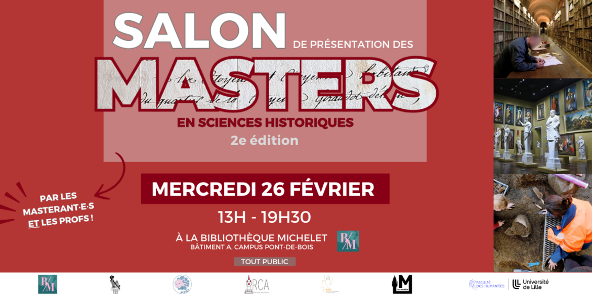 Visuel d'invitation du Salon des Masters