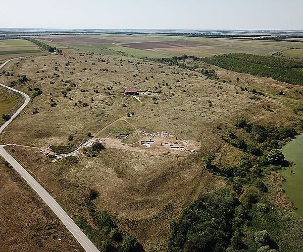 Photo du site d'archéologie